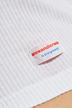 Alexander Wang BIAŁY Top z długim rękawem