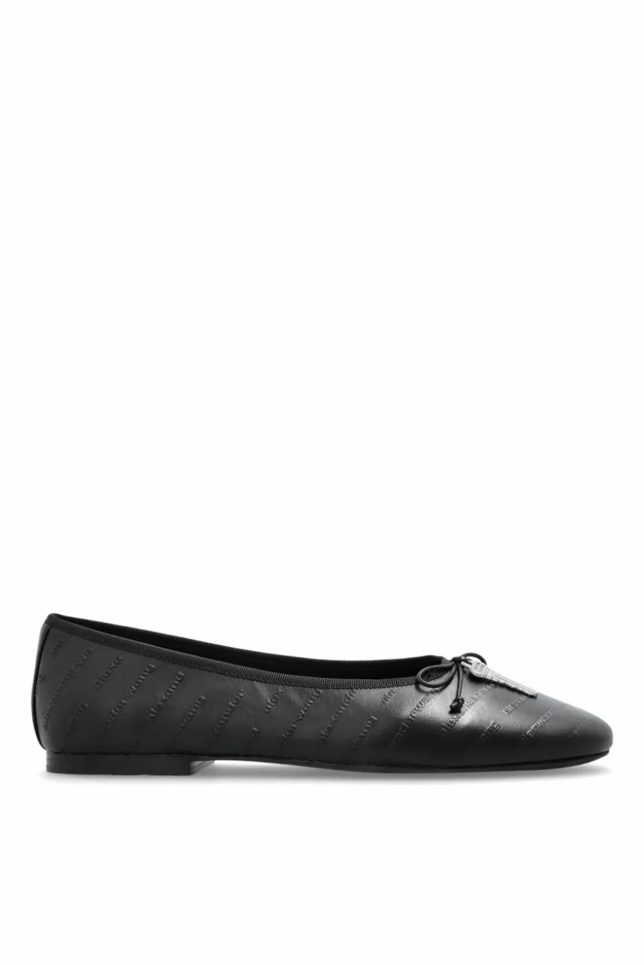Alexander Wang CZARNY Baleriny `Mimi`