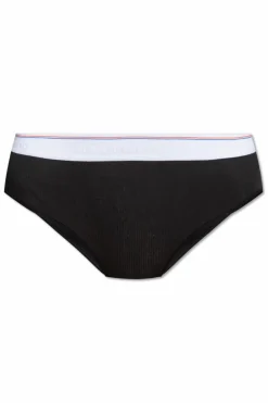Alexander Wang CZARNY Figi z logo