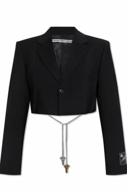 Alexander Wang CZARNY Krótka marynarka