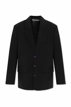 Alexander Wang CZARNY Marynarka z logo
