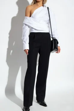 Alexander Wang CZARNY Spodnie w kant