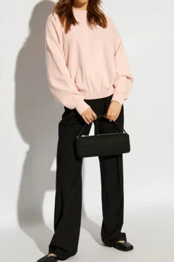 Alexander Wang CZARNY Spodnie w kant