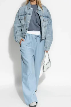 Alexander Wang jasnoniebieski Jeansowa kurtka o luźnym kroju