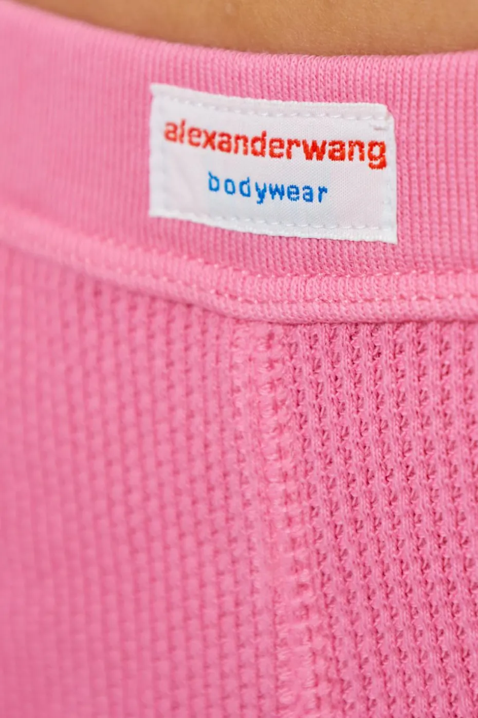 Alexander Wang RÓŻOWY Szorty bieliźniane