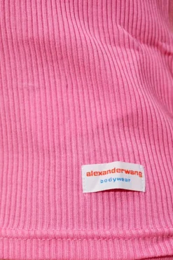 Alexander Wang RÓŻOWY Top bieliźniany bez rękawów