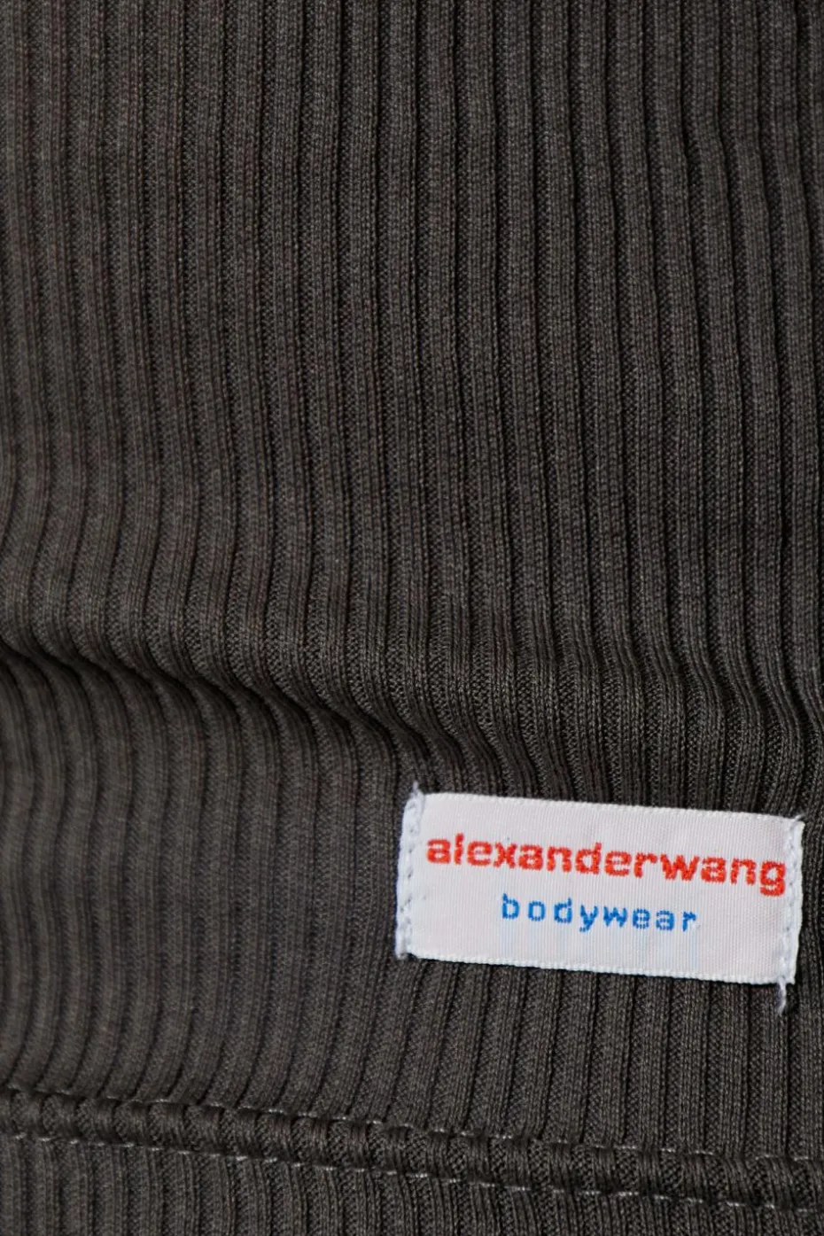 Alexander Wang SZARY Top bieliźniany z długimi rękawami