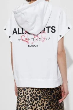 AllSaints BIAŁY Bluza `Amore`