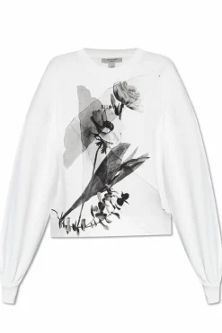 AllSaints BIAŁY Bluza `Lyss`