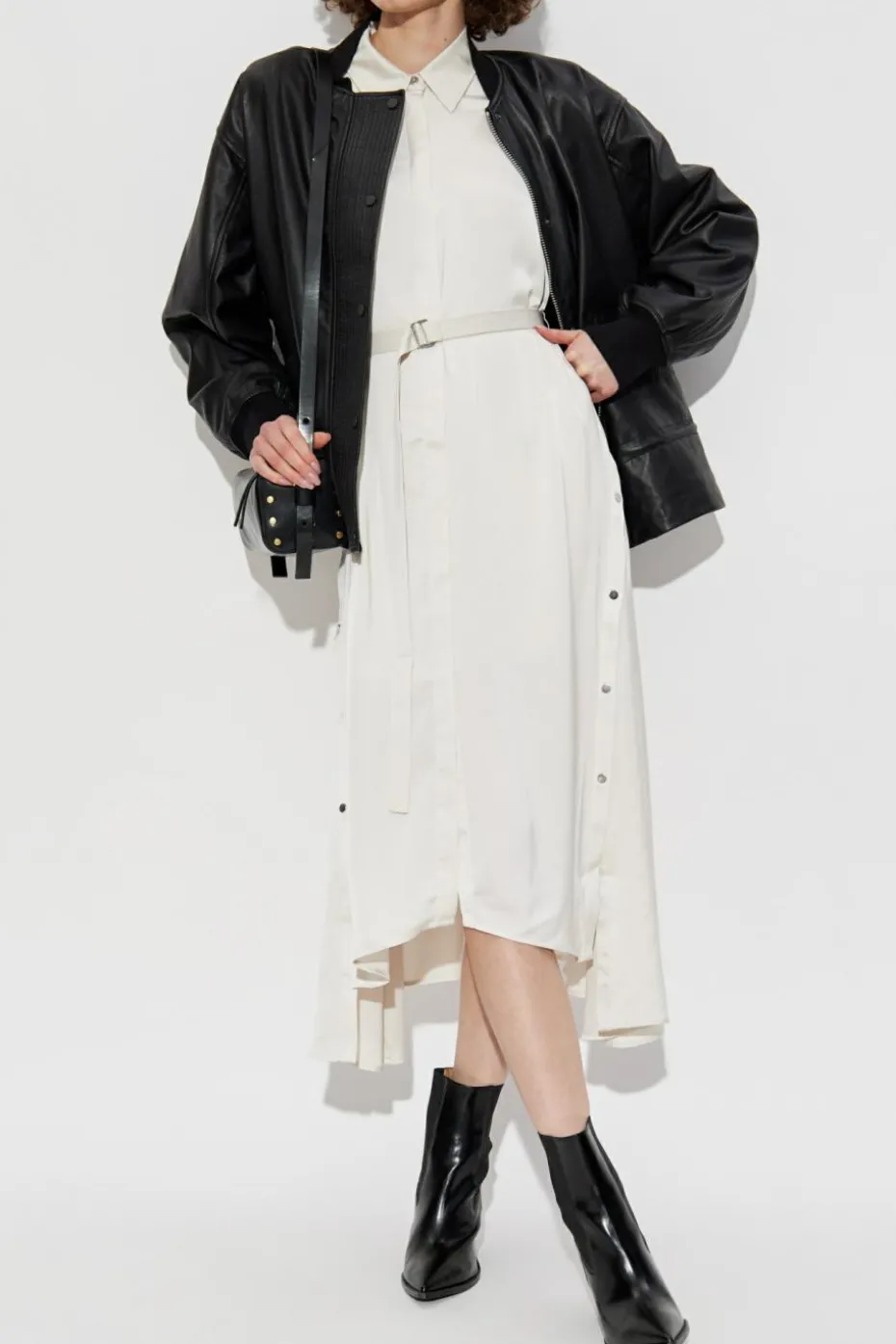 AllSaints BIAŁY Sukienka `Lexi`