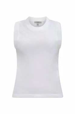 AllSaints BIAŁY Top bez rękawów 'Imogen'