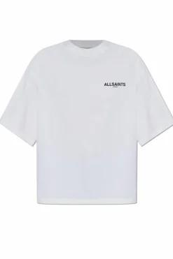 AllSaints BIAŁY T-shirt `Heaps`