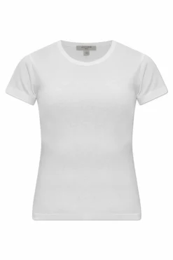 AllSaints BIAŁY T-shirt `Stevie`