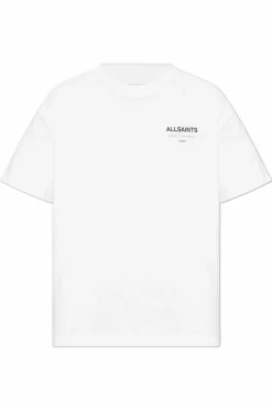 AllSaints BIAŁY T-shirt `Underground`