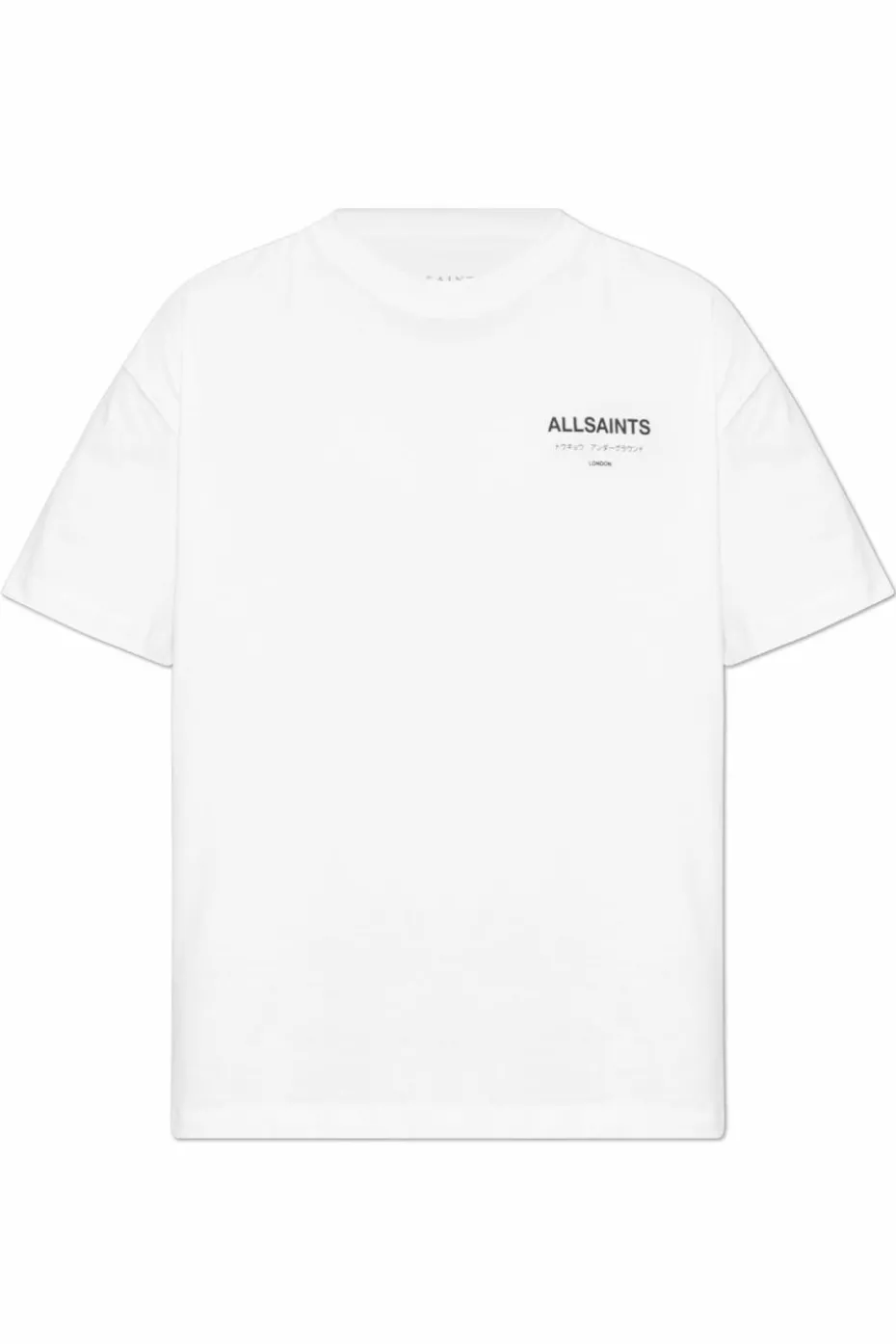 AllSaints BIAŁY T-shirt `Underground`
