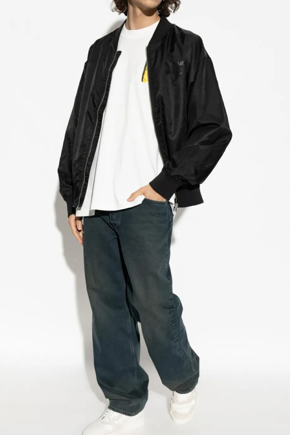 AllSaints BIAŁY T-shirt `Violation`