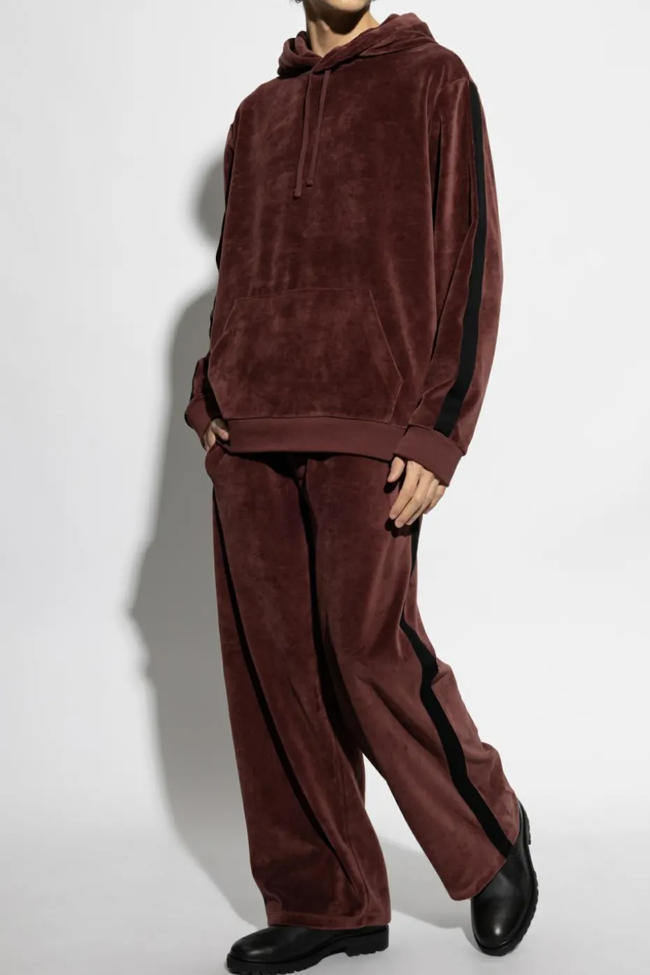 AllSaints BORDO Spodnie `Draven` z lampasami