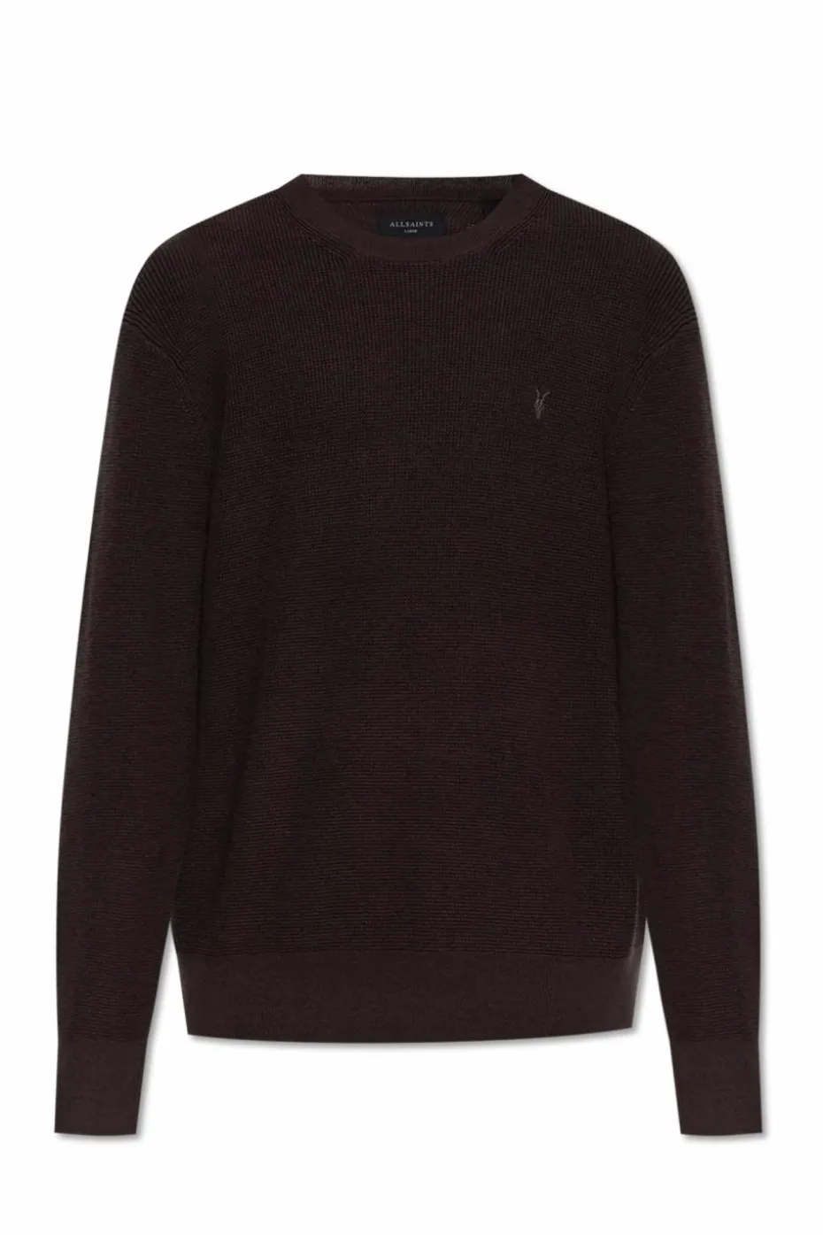 AllSaints BRĄZOWY Sweter `Aspen`