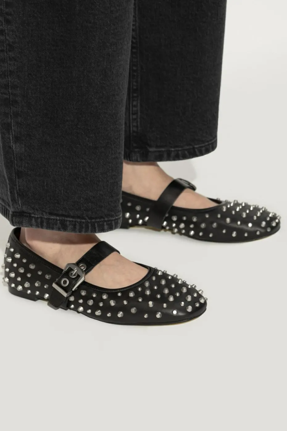 AllSaints CZARNY Baleriny `Holly`