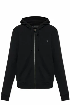 AllSaints CZARNY Bluza `Braven` z kapturem