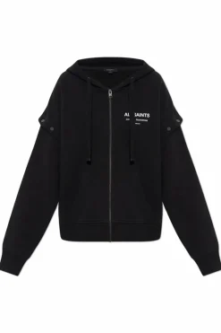AllSaints CZARNY Bluza `Omnium`