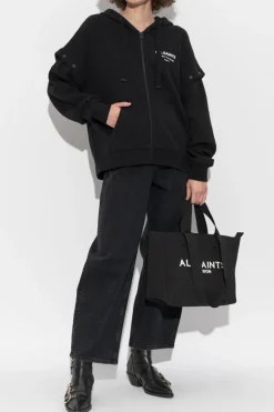 AllSaints CZARNY Bluza `Omnium`
