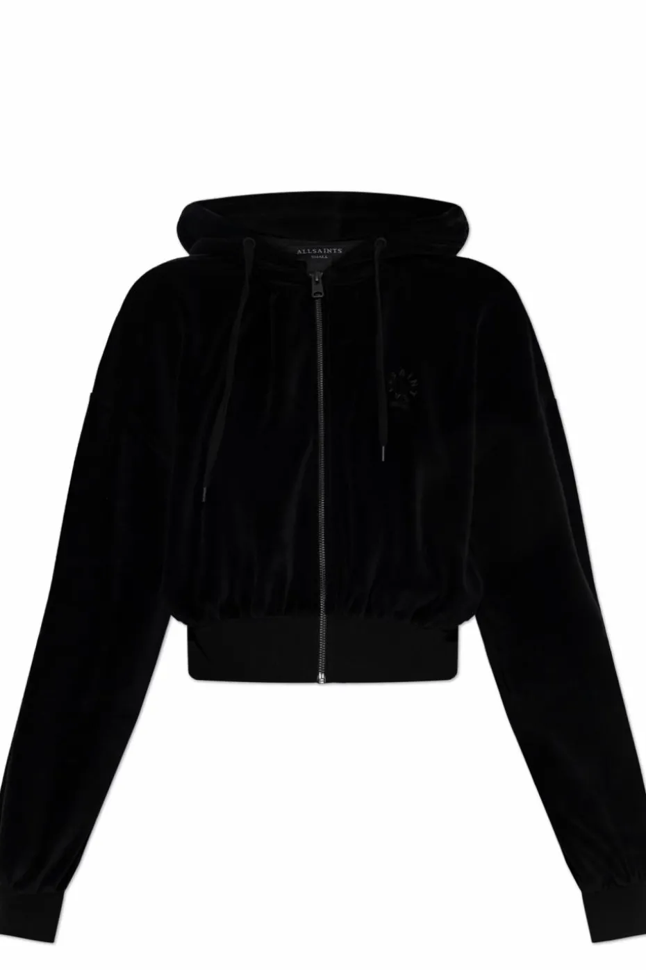 AllSaints CZARNY Bluza z kapturem `Vinny`