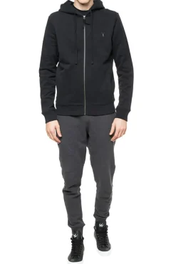 AllSaints CZARNY Bluza z wyszytym logo 'Raven'