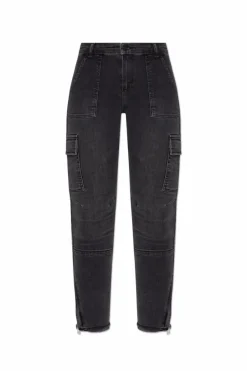 AllSaints CZARNY Jeansy `Duran` typu `skinny`