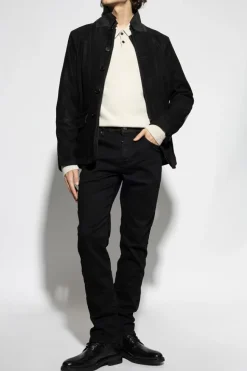 AllSaints CZARNY Jeansy `Sid` typu `skinny`