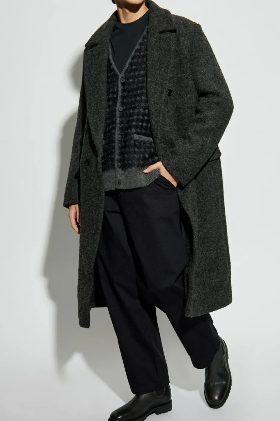 AllSaints CZARNY Jeansy `Warden`