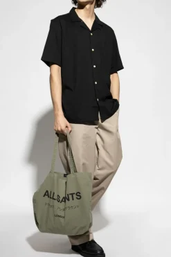 AllSaints CZARNY Koszula `Hudson`
