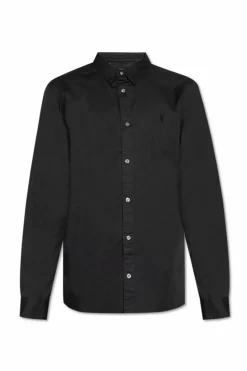 AllSaints CZARNY Koszula `Hawthorne`