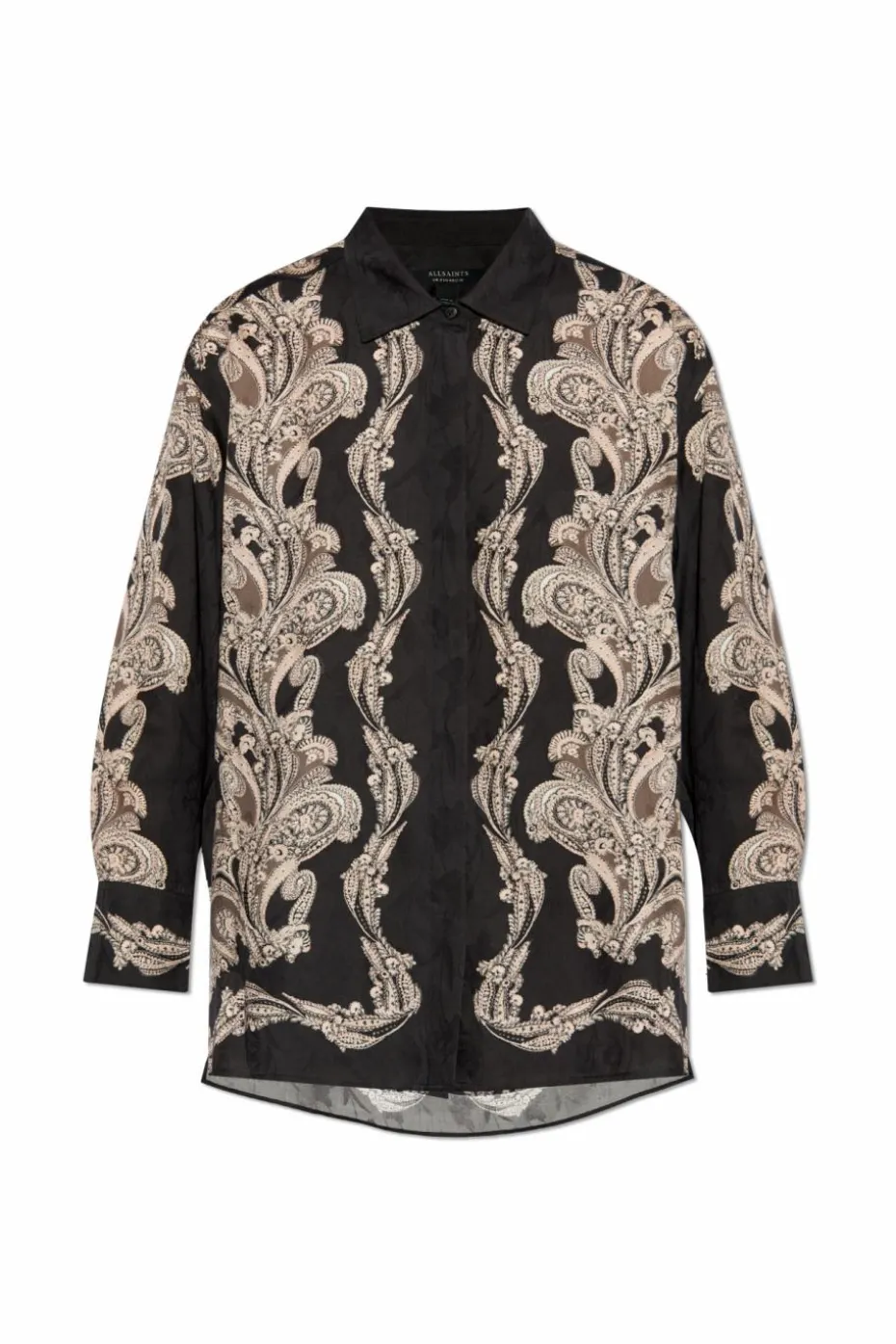 AllSaints CZARNY Koszula `Bernie`
