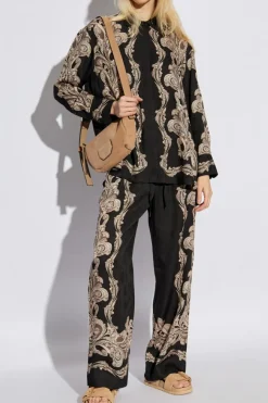 AllSaints CZARNY Koszula `Bernie`