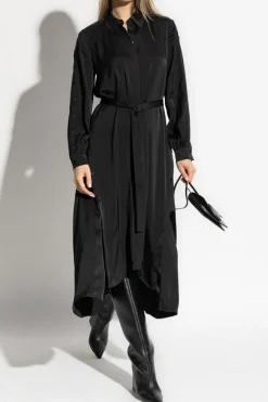 AllSaints CZARNY Koszulowa sukienka `Lexi`