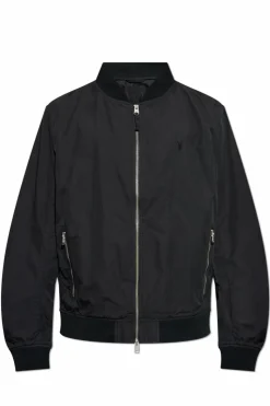 AllSaints CZARNY Kurtka `Bassett`