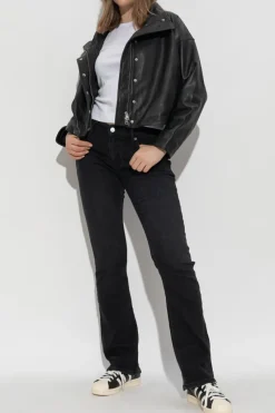 AllSaints CZARNY Kurtka `Ryder`