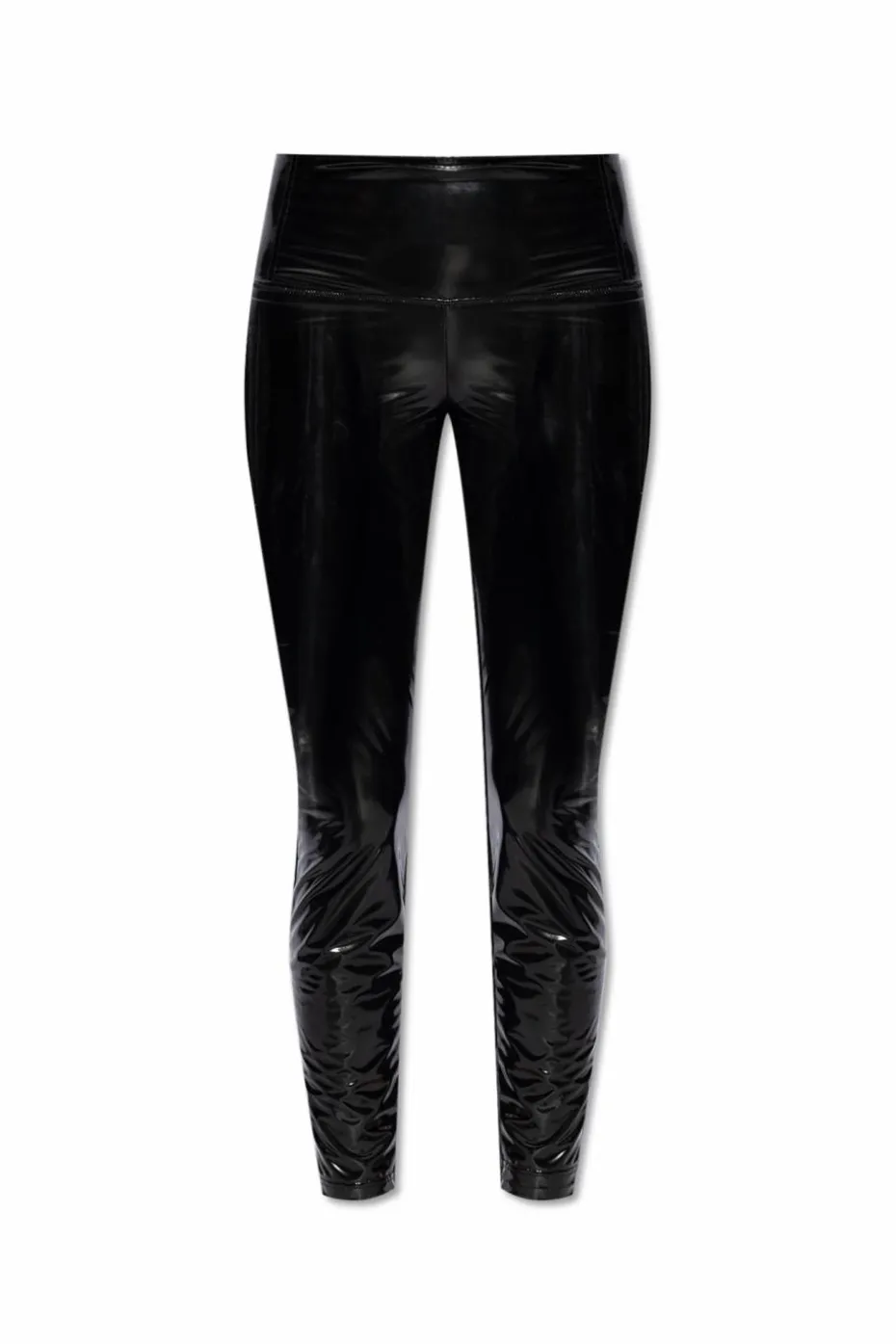 AllSaints CZARNY Lateksowe leginsy `Cora`
