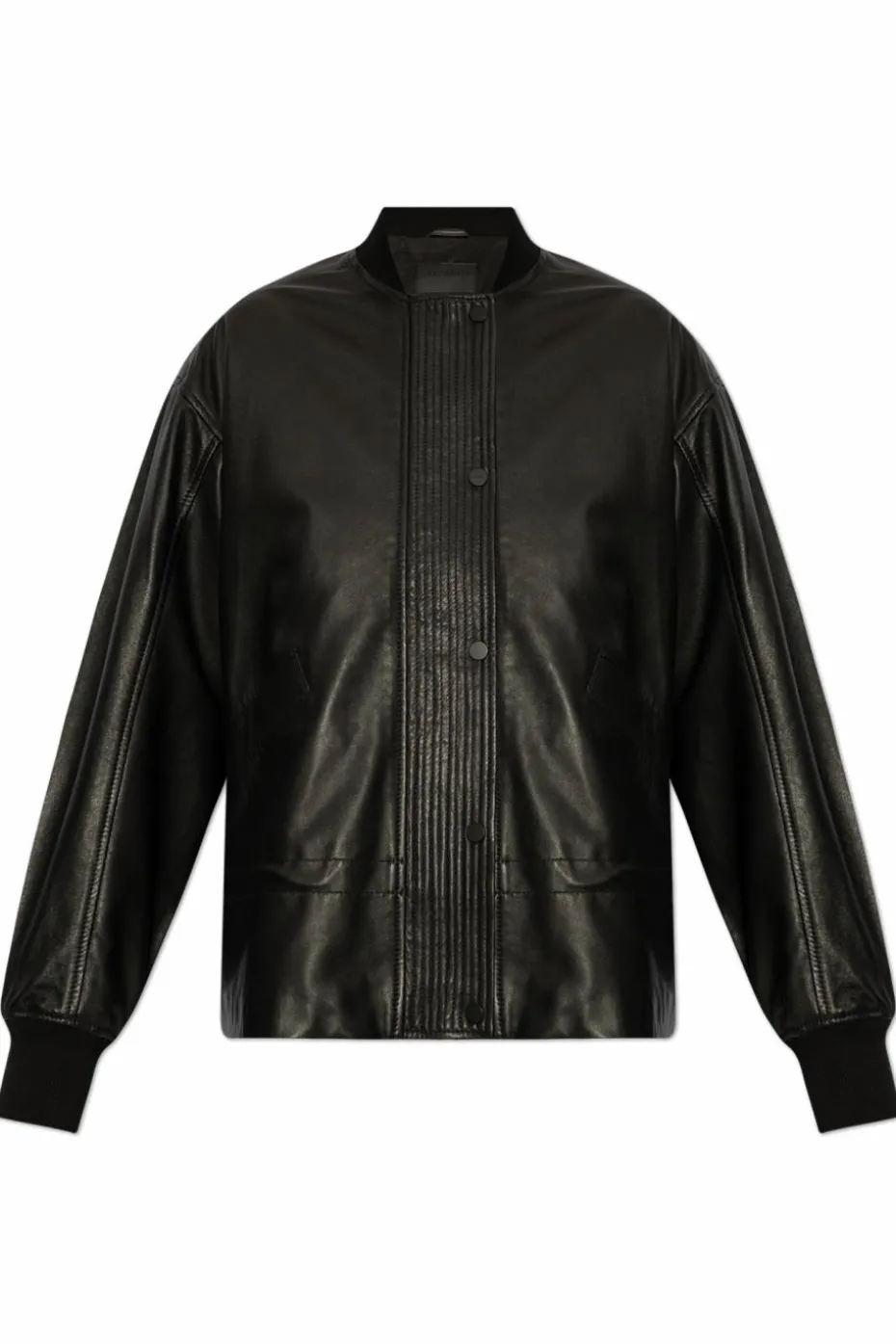 AllSaints CZARNY Skórzana kurtka `Sofi`