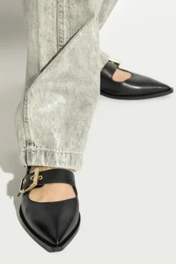 AllSaints CZARNY Skórzane buty `Susan`