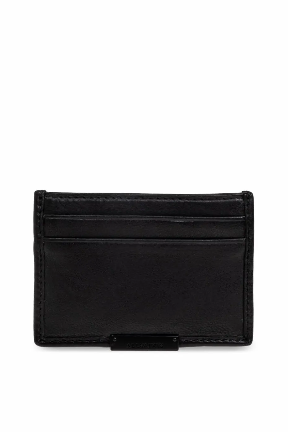AllSaints CZARNY Skórzane etui na karty `Dove`