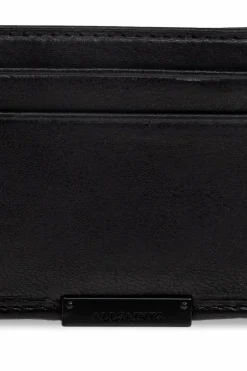 AllSaints CZARNY Skórzane etui na karty `Dove`