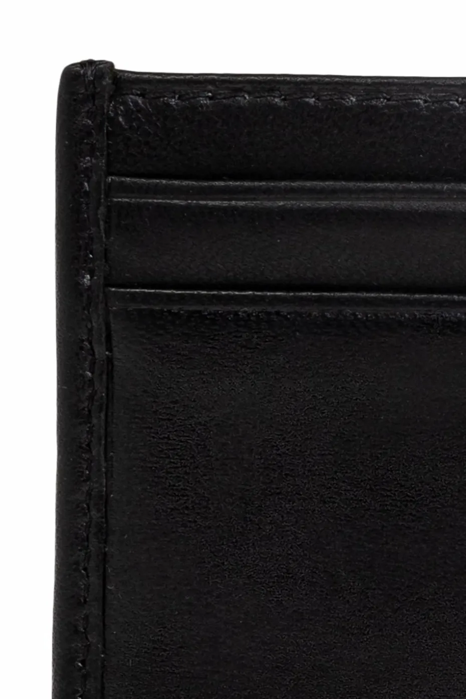 AllSaints CZARNY Skórzane etui na karty `Dove`