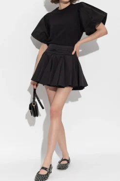 AllSaints CZARNY Spódnica `Tulip` z szortami