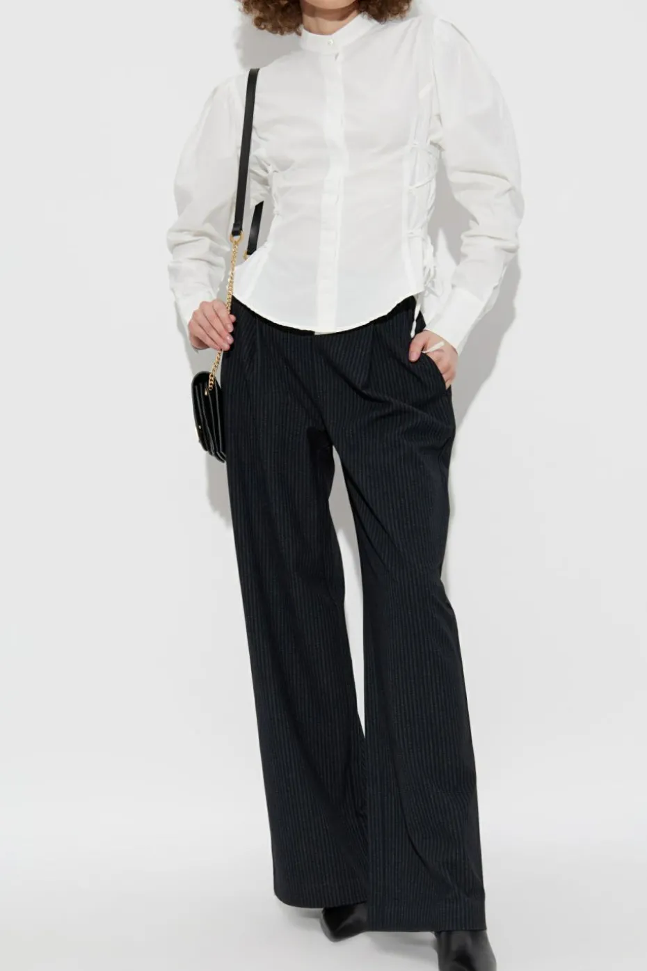 AllSaints CZARNY Spodnie `Aleida`