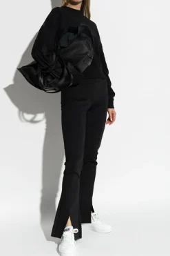AllSaints CZARNY Spodnie `Ryla`