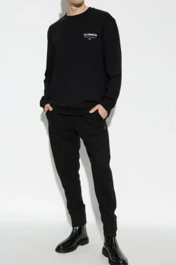AllSaints CZARNY Spodnie dresowe `Raven`