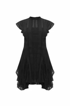 AllSaints CZARNY Sukienka `Fleur`