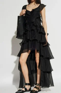 AllSaints CZARNY Sukienka `Sienna`